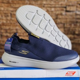 تصویر کفش اسکیچرز ویتنام اصل سرمه ای ا Skechers Men's Gowalk Arch Fit-Stretchfit Athletic Slip-on Casual Loafer Walking Shoe Sneaker Skechers Men's Gowalk Arch Fit-Stretchfit Athletic Slip-on Casual Loafer Walking Shoe Sneaker