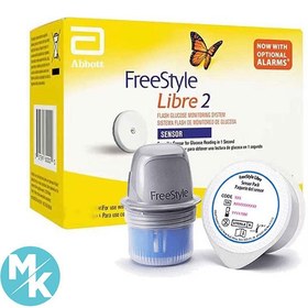 تصویر دستگاه تست قند خون بدون سوزن برند Freestyle مدل Libre 2 