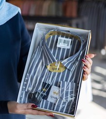 تصویر پیراهن راه راه ابری Cloud striped shirt