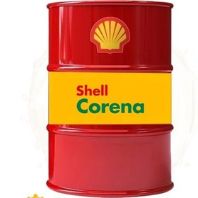 تصویر روغن کمپرسور هوا شل کورنا Shell Corena S2 P بشکه 209 لیتری 