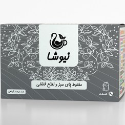 تصویر چای سبز و نعناع فلفلی نیوشا (20 ساشه) Peppermint + Green Tea