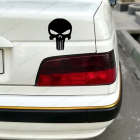 تصویر استیکر ماشین طرح Punisher2 