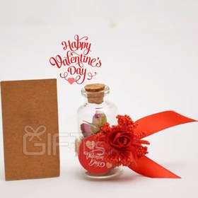 تصویر بطری رز عشق 