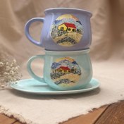 تصویر ماگ طرح کلبه خرید ماگ ماگ طرح کلبه