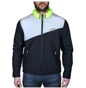 تصویر کاپشن موتورسوار مردانه و زنانه مانتو آلفا جین سوار نئون Riderdenim 