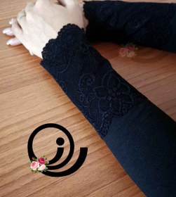 تصویر ساق دست نیم گیپور نخی 