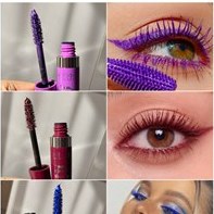 تصویر ریمل رنگی فرچه مویی 