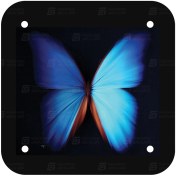 تصویر رادیاتور برقی شیشه ای تک پنل ۶۰×۶۰ سانتی متر 