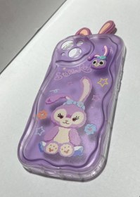 تصویر قاب گوشی فانتزی آیفون ۱۳ مدل خرگوش Fancy phone case iPhone 13 rabbit model