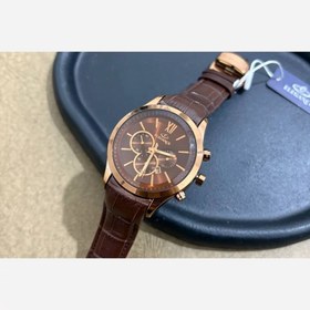 تصویر ساعت بند چرم مردونه از برند الگانس 