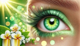 تصویر خرید و دانلود سابلیمینال تغییر رنگ چشم به سبز 