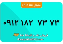 تصویر سیم کارت همراه اول کد یک رند شماره ۰۹۱۲۱۸۲۷۳۷۳ 