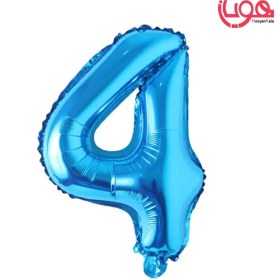 تصویر بادکنک فویلی عدد 4 