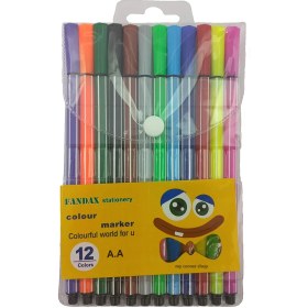 تصویر بسته ماژیک 12رنگ کد 007 