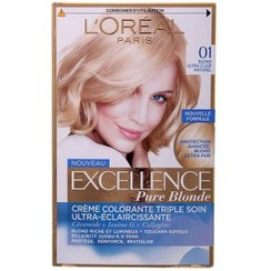 تصویر کیت رنگ مو اکسلانس لورال شماره 01 ا L'Oreal Excellence Hair Color No.01 L'Oreal Excellence Hair Color No.01