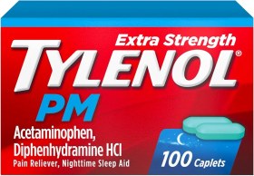 تصویر تایلنول 100 تایی Tylenol 