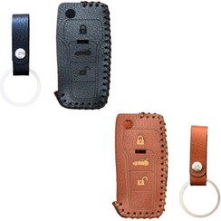 تصویر جاسوئیچی چرمی ساینا اس 