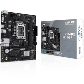 تصویر مادربرد PRIME H610M-R D5-SI ایسوس سوکت 1700 Asus PRIME H610M-R D5-SI LGA 1700 Motherboard