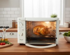 تصویر توستر آون روونتا مدل Gourmet FC280 با قابلیت حوجه گردان 