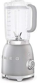 تصویر Smeg 50s سبک زیبایی شناسی 800W مخلوط کن ، ظرفیت 1.5 لیتر ، نقره براق Smeg 50s Style Aesthetic 800W Table Blender, 1.5 Liters Capacity, Glossy Silver