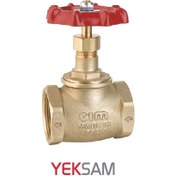 تصویر شیر سوزنی برنزی سنگین سایز 1 اینچ دنده ای PN1۶ سیم ایتالیا شیر فلکه سوزنی برنزی سنگین سایز 1 اینچ مدل 75 دنده ای PN1۶ سیم ایتالیا GLOBE VALVE BRONZE CIM