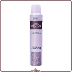 تصویر اسپری 24 ساعته خوشبو کننده بدن زنانه هکتور حجم 200ml - Wood Hector 24H Women Daily Use Body Spray 200ml