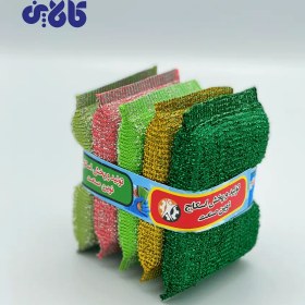 تصویر اسکاج تفلون شوی مکعبی 5 عددی 5-Piece Non-Scratch Cube Scouring Pads