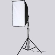 تصویر سافت باکس مدل ۵ هولدر لامپ سایز ۶۰*۹۰ 