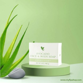 تصویر صابون صورت و بدن آووکادو فوراور ا Aloe Avocado Face & Body Soap Aloe Avocado Face & Body Soap