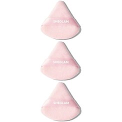 تصویر پاف سه عددی شیگلم رنگ صورتی 
