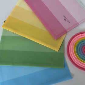 تصویر پوشه A4 زیپ دار فانتزی 