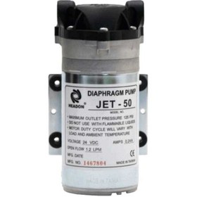 تصویر پمپ 24 ولت تايواني تصفيه آب خانگی مدل JET-50 