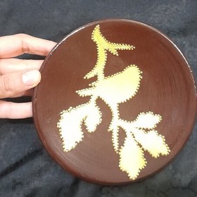 تصویر دیوار کوب سنتی نطقه کوبی کرم قهوه ای ضد آب و قابل شستشو 