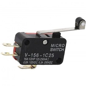 تصویر میکروسوئیچ غلطک دار امرون مدل V-156-1C25 