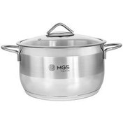 تصویر قابلمه تک استیل ام جی اس28 کد PS4113 single steel pot mgs28 code ps4113