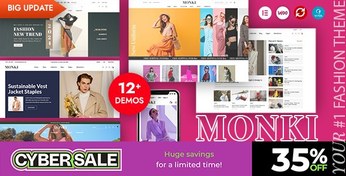 تصویر Monki - Elementor Fashion WooCommerce WordPress Theme 