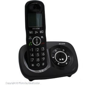 تصویر تلفن بی سیم آلکاتل مدل XL595 Voice مشکی تلفن بی سیم آلکاتل Alcatel مشکی