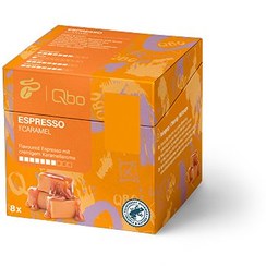 تصویر کپسول قهوه اسپرسو چیبو Qbo Espresso Caramel بسته 8 عددی کپسول قهوه اسپرسو چیبو Qbo Espresso Caramel