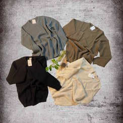 تصویر بافت یونیسکس زارا ترک - پلیور یقه گرد لش مردانه و زنانه (ZARA) 