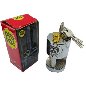 تصویر قفل استوانه ای کلید پله ای دهنه 40 سه قاف 