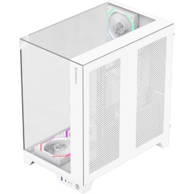 تصویر کیس کامپیوتر گیم مکس Infinity Pro ARGB Mid Tower سفید Game Max Infinity Pro ARGB Mid Tower White Computer Case