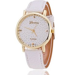 تصویر ساعت مچی طرح شکوفه جنوا White 02 GENEVA WOMEN WATCH