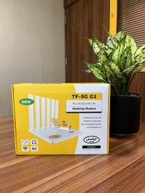 تصویر مودم ایرانسل TD-LTE/4.5G/5G ایرانسل مدل TF-5G G1 همراه 500 گیگ اینترنت 12 ماهه 