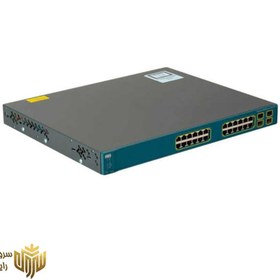 تصویر سوئیچ سیسکو مدل WS-C3560G-24PS-S استوک Cisco WS-C3560G-24PS-S 24Port Switch Stock