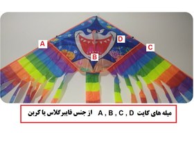 تصویر کایت کوسه 130 سانتی متری 