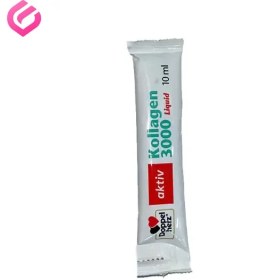 تصویر کلاژن هیدرولیز شده مایع دوپل هرز اکتیو Doppelherz Collagen 3000 mg Liquid Sticks