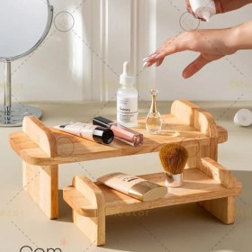 تصویر استند چوبی دکوری جفتی 