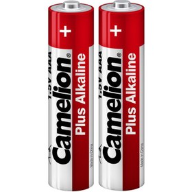 تصویر باطری نیم قلم کملیون آلکالاین پلاس پک 2 تایی Camelion Plus Alkaline AAA Battery