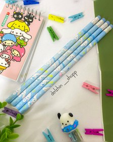 تصویر مداد مشکی وارداتی طرح سانریو - سینمارول گرد 