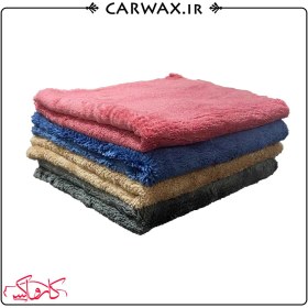 تصویر دستمال میکروفایبر 40*40 دیتیلینگ خودرو هاتسون 550gsm 